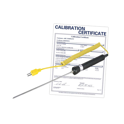 Sonde thermocouple &agrave; pointe d'aiguille avec certificat de calibration, 600 °C (1112°F) Temp. max. MAS Chibougamau