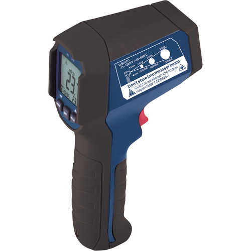 Infrared Thermometer, -31°- 1202° F ( -35° - 650° C ), 12:1, Adjustable Emmissivity MAS Chibougamau