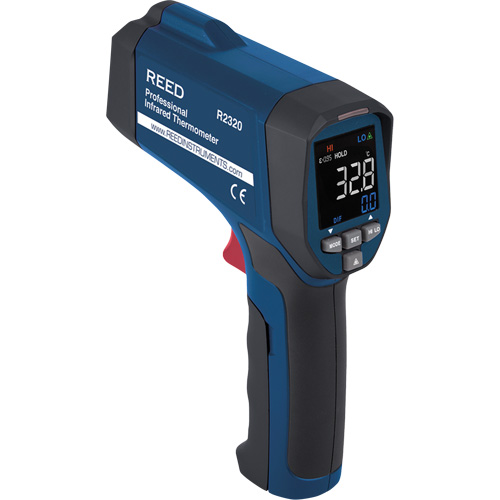 Thermom&egrave;tre &agrave; infrarouge professionnel, -26 - 1472° F ( -32 - 800° C ), 30:1, &eacute;missivit&eacute; Ajustable MAS Chibougamau