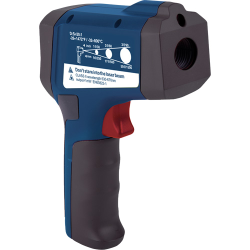 Thermom&egrave;tre &agrave; infrarouge professionnel, -26 - 1472° F ( -32 - 800° C ), 30:1, &eacute;missivit&eacute; Ajustable MAS Chibougamau