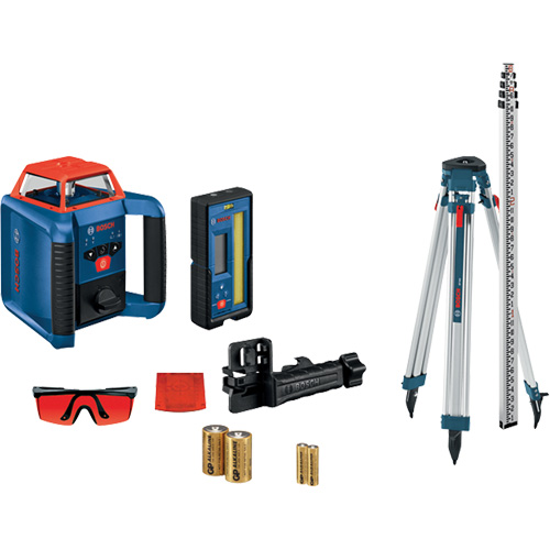 Revolve2000 Self-Leveling Horizontal Rotary Laser Kit, 2000' (609.6 m), 670 Nm MAS Chibougamau
