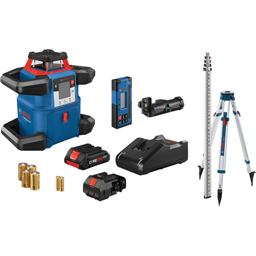 Revolve4000 Connected Self-Leveling Horizontal Rotary Laser Kit, 4000' (1219.2 m), 635 Nm MAS Chibougamau