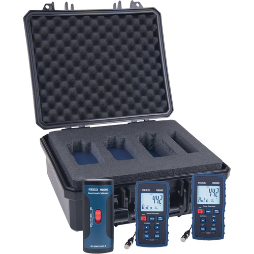 Trousse de dosim&egrave;tre de bruit, Gamme de mesure 35 - 130 dB MAS Chibougamau