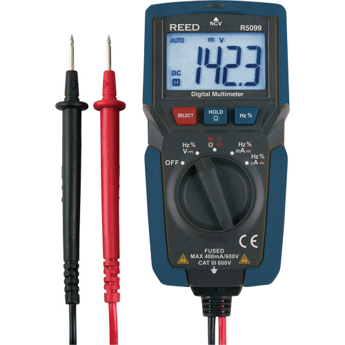 Compact Multimeter with Non-Contact Voltage, AC/DC Voltage, AC/DC Current MAS Chibougamau