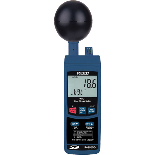 Data Logging Heat Stress Meter with Calibration Certificate MAS Chibougamau