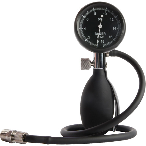 Calibrateur de pression &agrave; poire &agrave; soupape MAS Chibougamau
