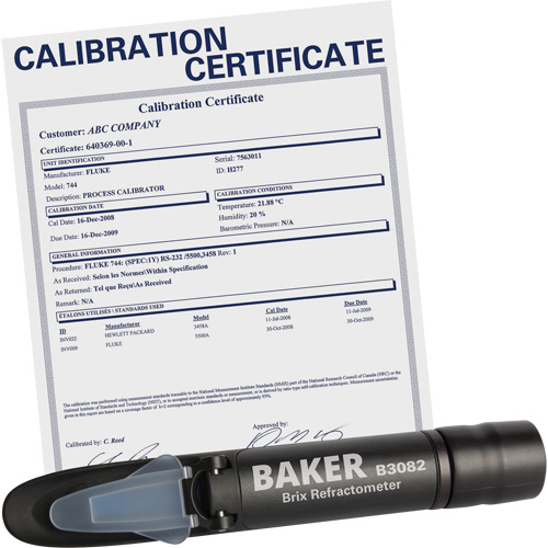 Refractometer with ISO Certificate, Analogue (Sight Glass), Br MAS Chibougamau