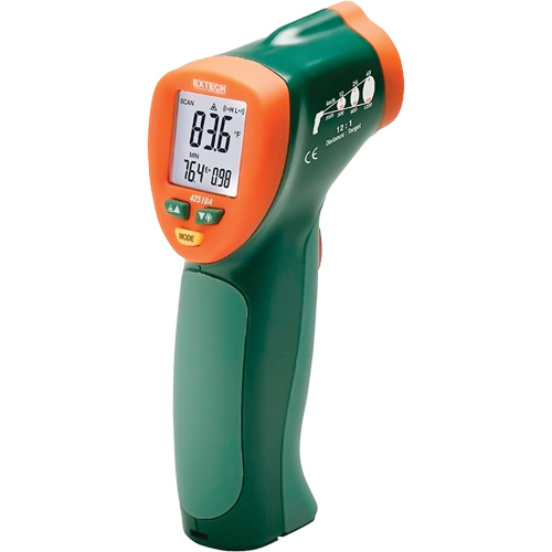 Mini thermom&egrave;tre &agrave; infrarouge &agrave; large gamme, Sans contact, Num&eacute;rique, -25-1200°F (-50-650°C) MAS Chibougamau
