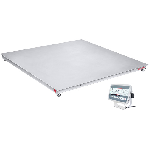DEFENDER 5000 Washdown Floor Scale, 5000 lbs. Capacity, 48" W x 48" L MAS Chibougamau