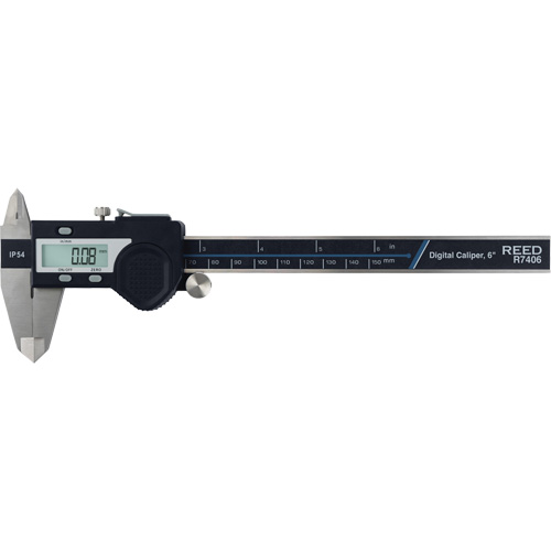 Pied &agrave; coulisse num&eacute;rique de 6" (150 mm), R&eacute;solution de 0,0005" (0,01 mm), 0" - 6" (0 mm - 150 mm) gamme de mesure MAS Chibougamau