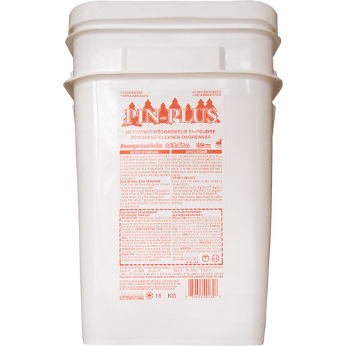 Nettoyant d&eacute;graissant Pin-Plus en poudre, 18 kg/18,0 kg MAS Chibougamau