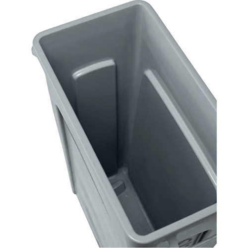 Slim Jim&reg; Container with Venting Channels, Plastic, 23 US gal. MAS Chibougamau