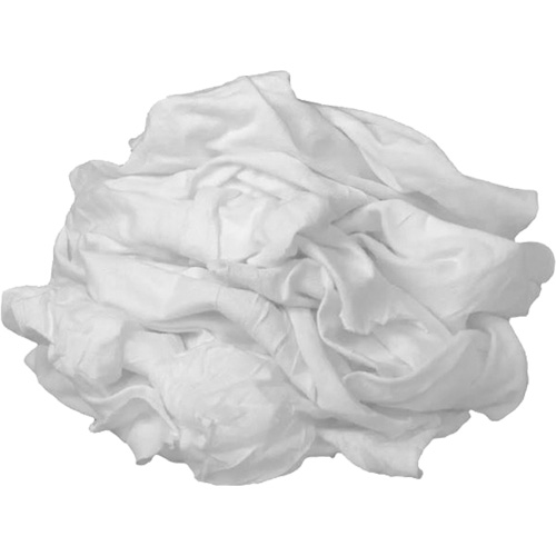 Wiper, Cotton/Polyester, White, 20 lbs. MAS Chibougamau