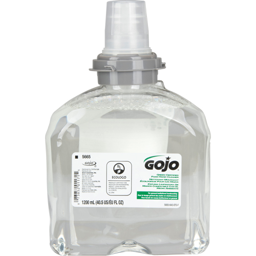 TFX Green Certified Hand Soap, Foam, 1.2 L, Unscented MAS Chibougamau