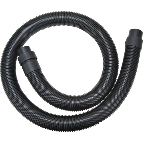 Tuyau souple de 7' pour r&eacute;servoir nervur&eacute; pour aspirateurs industriels en acier inoxydable pour d&eacute;chets secs/humides MAS Chibougamau
