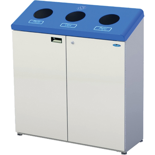 Stand Alone Recycling Stations, Bulk, Steel, 53.1 US Gal. MAS Chibougamau