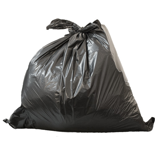 Garbage Bags, Oxo-Degradable, 48" L x 42" W, 0.8 mil Thick MAS Chibougamau
