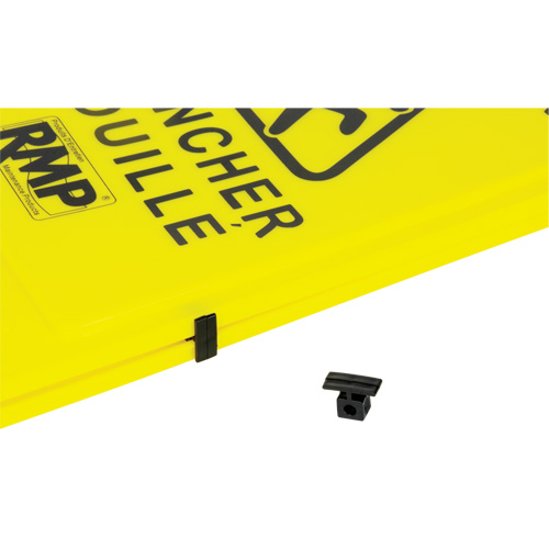 Safety Wet Floor Sign, Bilingual with Pictogram MAS Chibougamau