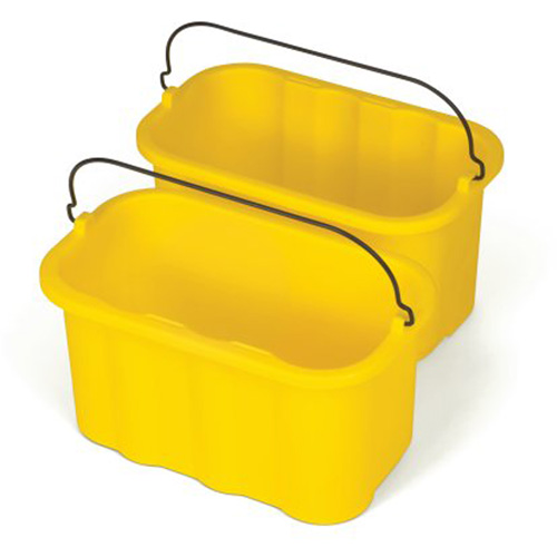 Seau porte-accessoires Executive Series, Capacit&eacute; de 2.5 gal. US (10 pintes), Jaune MAS Chibougamau