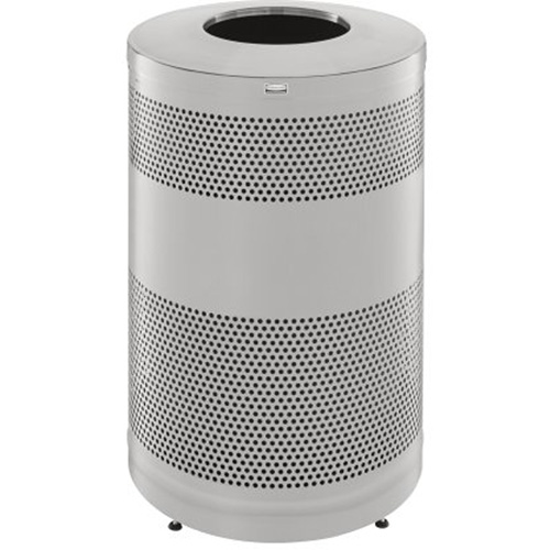 Classics Open Top Decorative Waste Bin, Stainless Steel, 51 US gal. Capacity MAS Chibougamau
