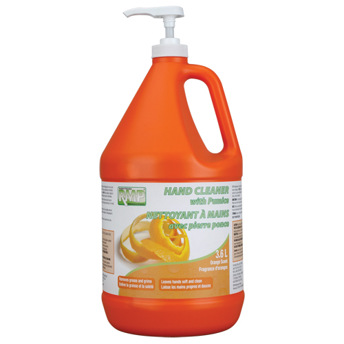Nettoyant pour les mains &agrave; l'orange, Pierre ponce, 3,6 L, Cruche, Orange MAS Chibougamau