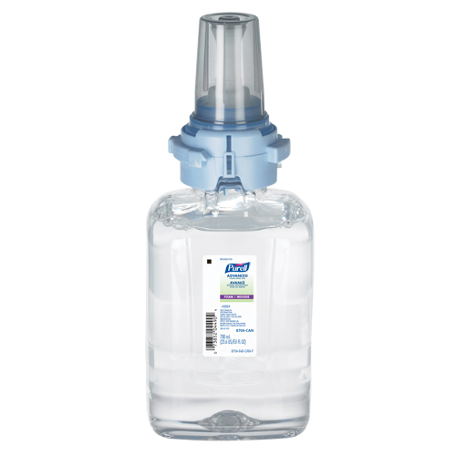 D&eacute;sinfectant pour les mains avanc&eacute; en mousse ADX-7, 700 ml, Cartouche de recharge, 70 % alcool MAS Chibougamau