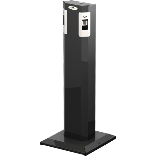 Cendrier sur socle, Sur pied, M&eacute;tal, Capacit&eacute; 1,6 gal. US, Hauteur 41-1/2" MAS Chibougamau
