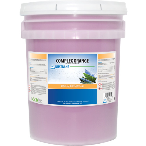 D&eacute;graissant Complex Orange, 20 L, Seau MAS Chibougamau