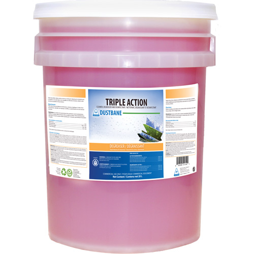 Nettoyant et d&eacute;graissant d&eacute;sinfectant Triple Action, 20 L, Seau MAS Chibougamau