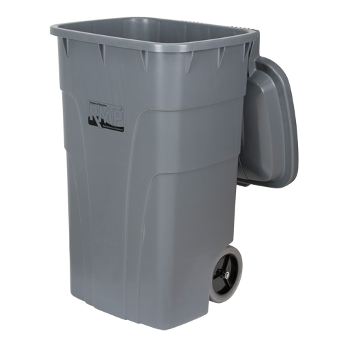 Roll Out Garbage Bin, Polyethylene, 65 US gal. MAS Chibougamau