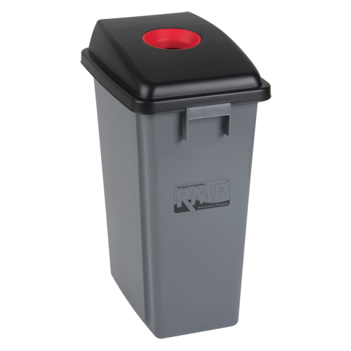Bac &agrave; d&eacute;chets et de recyclage, Plastique, 16 gal. US MAS Chibougamau