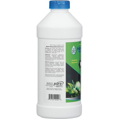 Nettoyant pour les mains biod&eacute;gradable, Poudre, 1 lb, Bouteille, Parfum&eacute; MAS Chibougamau