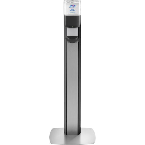 Messenger ES8 Silver Panel Floor Stand with Dispenser MAS Chibougamau
