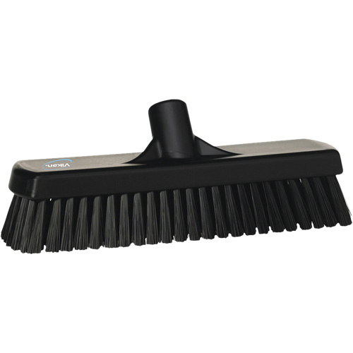 Balai-brosse pour planchers et mur, Crins Ferme, 12", Polyester, Noir MAS Chibougamau