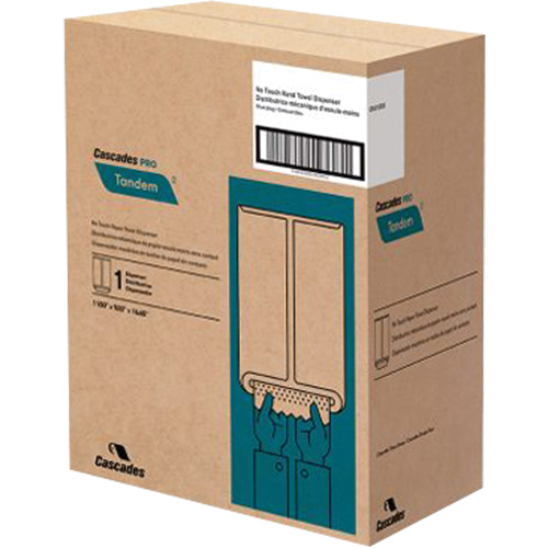 Distributeur d'essuie-mains Pro Tandem, Sans contact, 11,5" la x 9" p x 16,6" h MAS Chibougamau