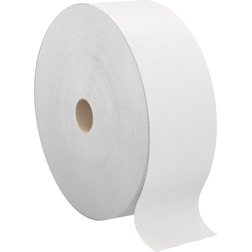 Pro Perform Toilet Paper, Jumbo Roll, 2 Ply, 1250' Length, White MAS Chibougamau