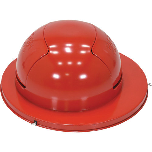 Drum Waste Disposal Top, Dome Lid, Metal, Fits Container Size: 23-1/2" Dia. MAS Chibougamau