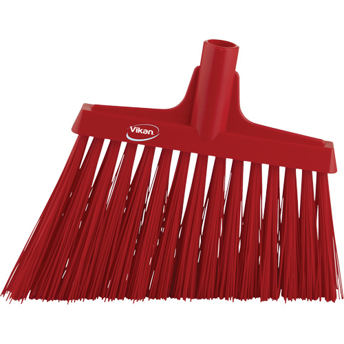 T&ecirc;te de balai oblique, Crins Extra-ferme, 12", Polyester, Rouge MAS Chibougamau