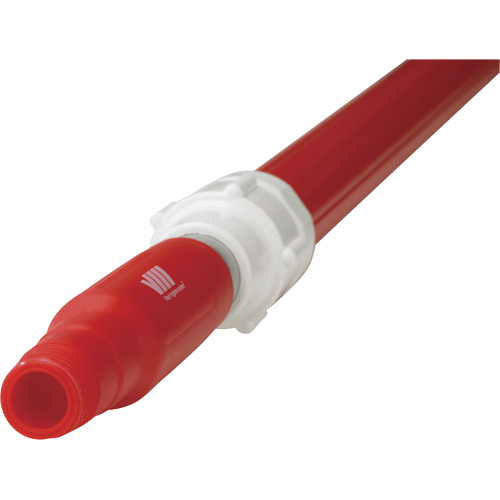 Manche de brosse pour plateforme, Brosse/Support &agrave; tampon, Rouge, T&eacute;lescopique, 62"-113" lo MAS Chibougamau