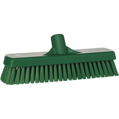 Brosse &agrave; r&eacute;curer pour planchers et murs, Crins Ferme, 12", Polyester, Vert MAS Chibougamau
