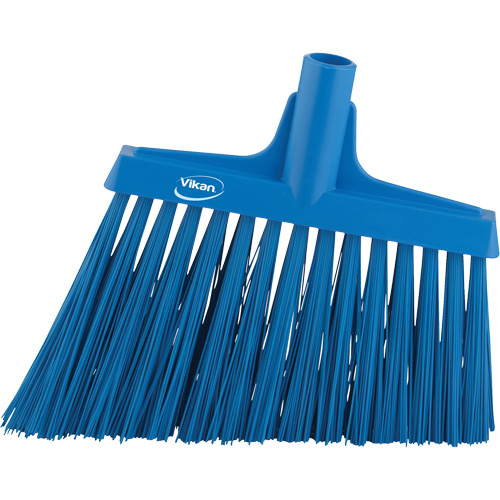 Angle Broom Head, X-Coarse Bristles, 12", Polyester, Blue MAS Chibougamau