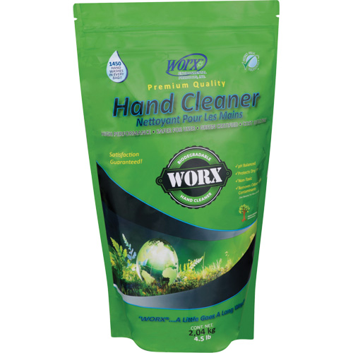 Nettoyant pour les mains biod&eacute;gradable, Poudre, 4,5 lb, Pochette, Sans parfum MAS Chibougamau