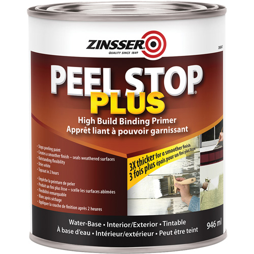 Peel Stop&reg; Plus High Build Binding Primer, 946 ml, Can, White MAS Chibougamau