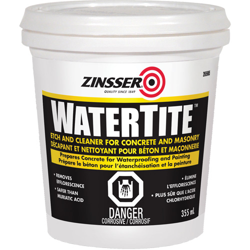 Produit nettoyant et de pr&eacute;paration du b&eacute;ton Zinsser Watertite MAS Chibougamau
