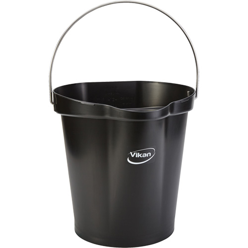 Food Hygiene Bucket, Black, 3 US gal. MAS Chibougamau