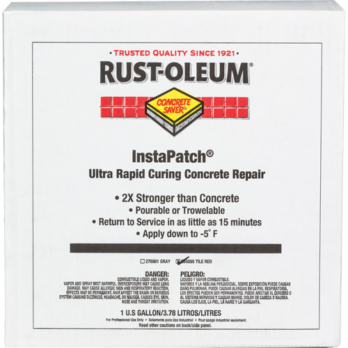 Concrete Saver&reg; InstaPatch&reg; Concrete Repair, Kit, Red MAS Chibougamau