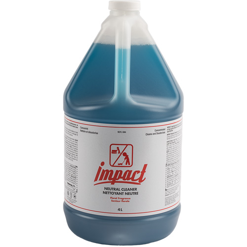 Impact Neutral Floor Cleaner, 4 L, Jug MAS Chibougamau