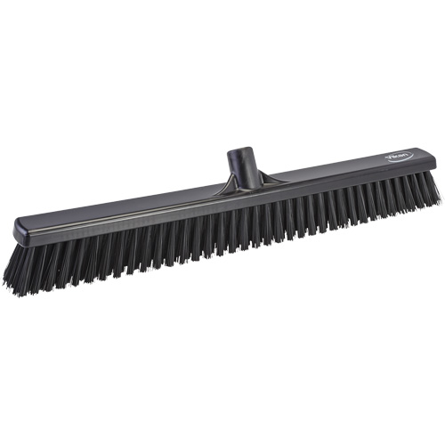 T&ecirc;te de balai-brosse &agrave; soies combin&eacute;es, Crins Cors&eacute;/Fin, 24", Polyester, Noir MAS Chibougamau