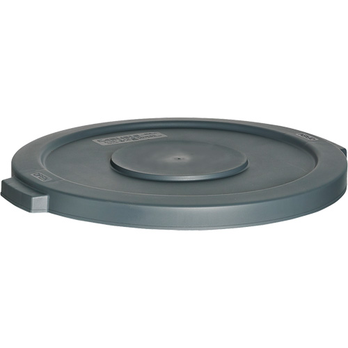 Waste Container Lid, Flat Lid, Plastic, Fits Container Size: 24" Dia. MAS Chibougamau