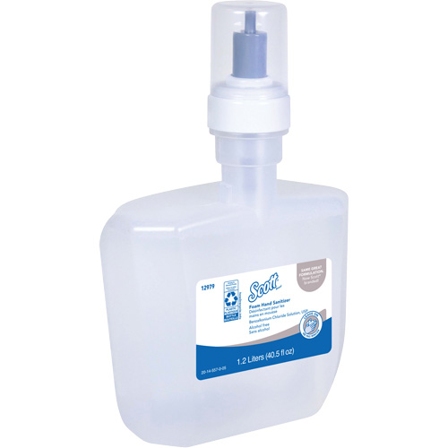 D&eacute;sinfectant en mousse sans alcool pour les mains Essential de Scott, 1200 ml, Cartouche de recharge, 0% alcool MAS Chibougamau